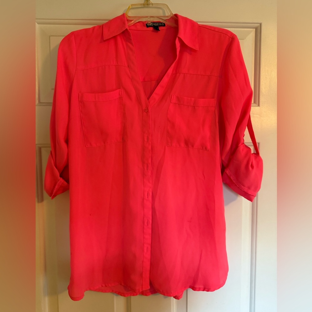 Hot Pink Blouse
